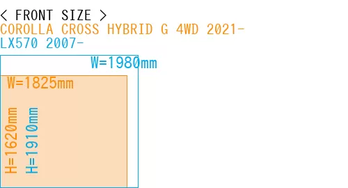 #COROLLA CROSS HYBRID G 4WD 2021- + LX570 2007-